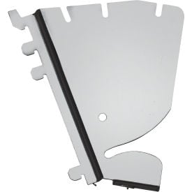 Quantum® Partition Wall Hanging Bracket For Add On Units 90° Angle Chrome Pack of 2 WS-HBBA-D