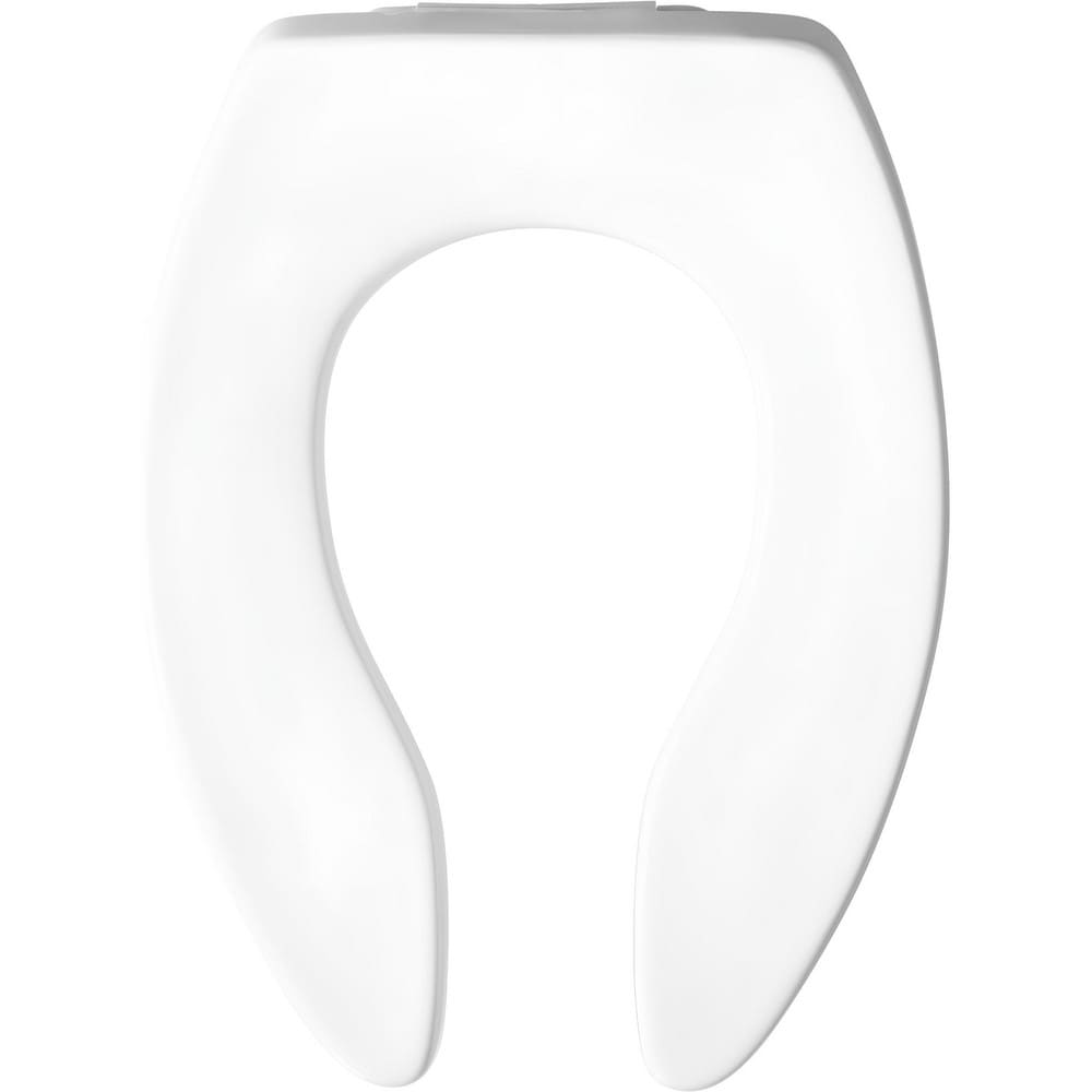 Toilet Seats, Type: Standard, Open , Style: Elongated , Material: Plastic , Color: White , Outside Width: 14.250in (Inch) MPN:1655CT 000