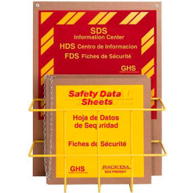Horizon Mfg. Tri Lingual Eco Friendly SDS Safety Center 8663 1-1/2