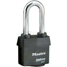 Master Lock® No. 6127LJ High Security Steel Weather Resistant Covered Laminated Padlocks - Pkg Qty 24 7LJ612