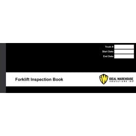 Ideal Warehouse® Replacement Log Book For Forklift Truck - Pkg Qty 5 70-1040-1