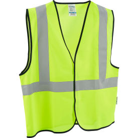 GoVets™ Class 2 Hi-Vis Safety Vest Solid Polyester Lime S/M 638LS641