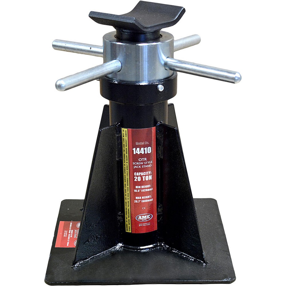 Jack Stands & Tripods, Jack Stand Type: Support Stand , Load Capacity (Lb.): 20TON , Load Capacity (Ton): 20TON (Inch), Minimum Height (Inch): 16-1/2  MPN:14410