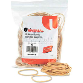Universal® Rubber Bands Size 16 2-1/2 x 1/16 475 Bands/1/4lb Pack UNV00416