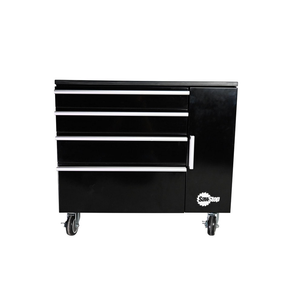 Tool Roller Cabinets, Drawers Range: Fewer than 5 Drawers , Overall Weight Capacity: 600 , Top Material: Polymer , Color: Black  MPN:TSA-UTC32