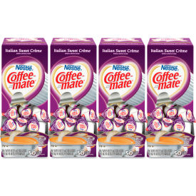 Coffee mate® Liquid Coffee Creamer Italian Sweet Creme 0.38 oz Mini Cups 200/Carton 5000084652