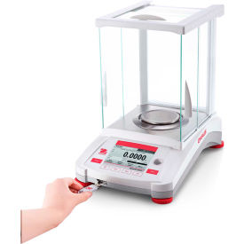 Ohaus® AX324 Analytical Balance with Auto Calibration 320g x 0.0001g 3-1/2