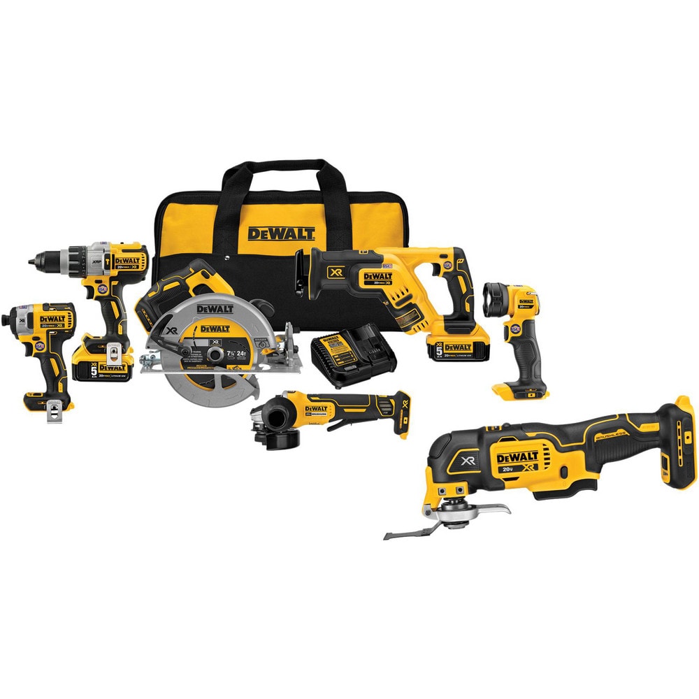 Cordless Tool Combination Kits, Kit Type: 20 Volt Cordless Tool Combination , Tools: 1/2 in Brushless Hammer Drill, 1/4 in Brushless Impact Driver MPN:3833580/8904341