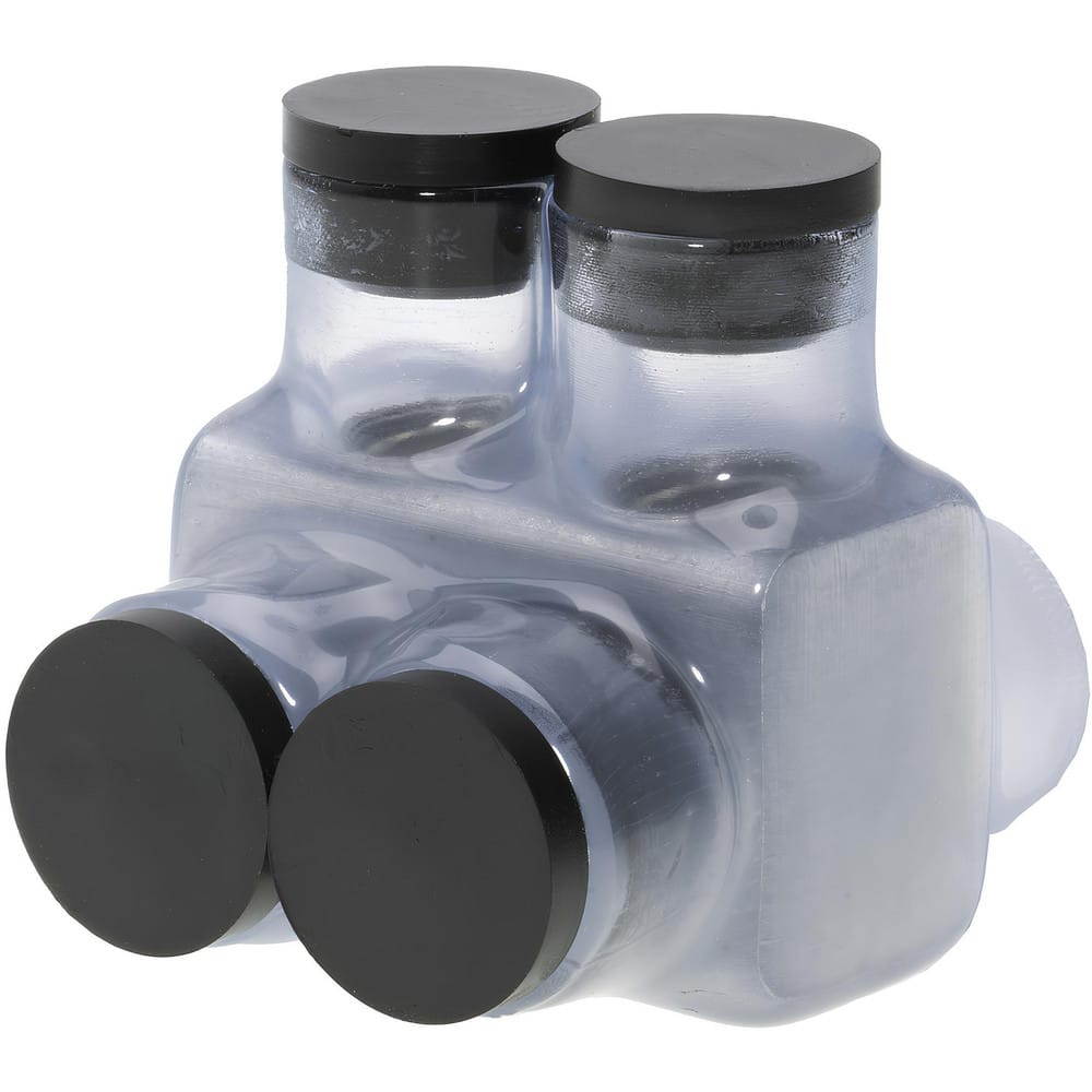 Push In Wire Connectors, Connector Type: Tap , Compatible Wire Size (AWG): 600kcmil, 6AWG , Number Of Ports: 2 , Overall Length: 3.05 , Connector Color: Clear  MPN:IT-600C