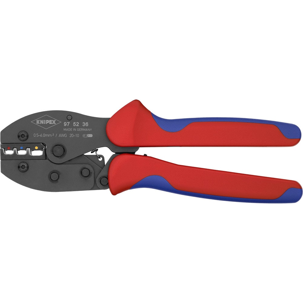 Crimpers, Handle Style: Comfort Grip , Crimper Type: Crimping Pliers , Maximum Wire Gauge: 20 , Handle Material: Comfort Grip  MPN:97 52 36