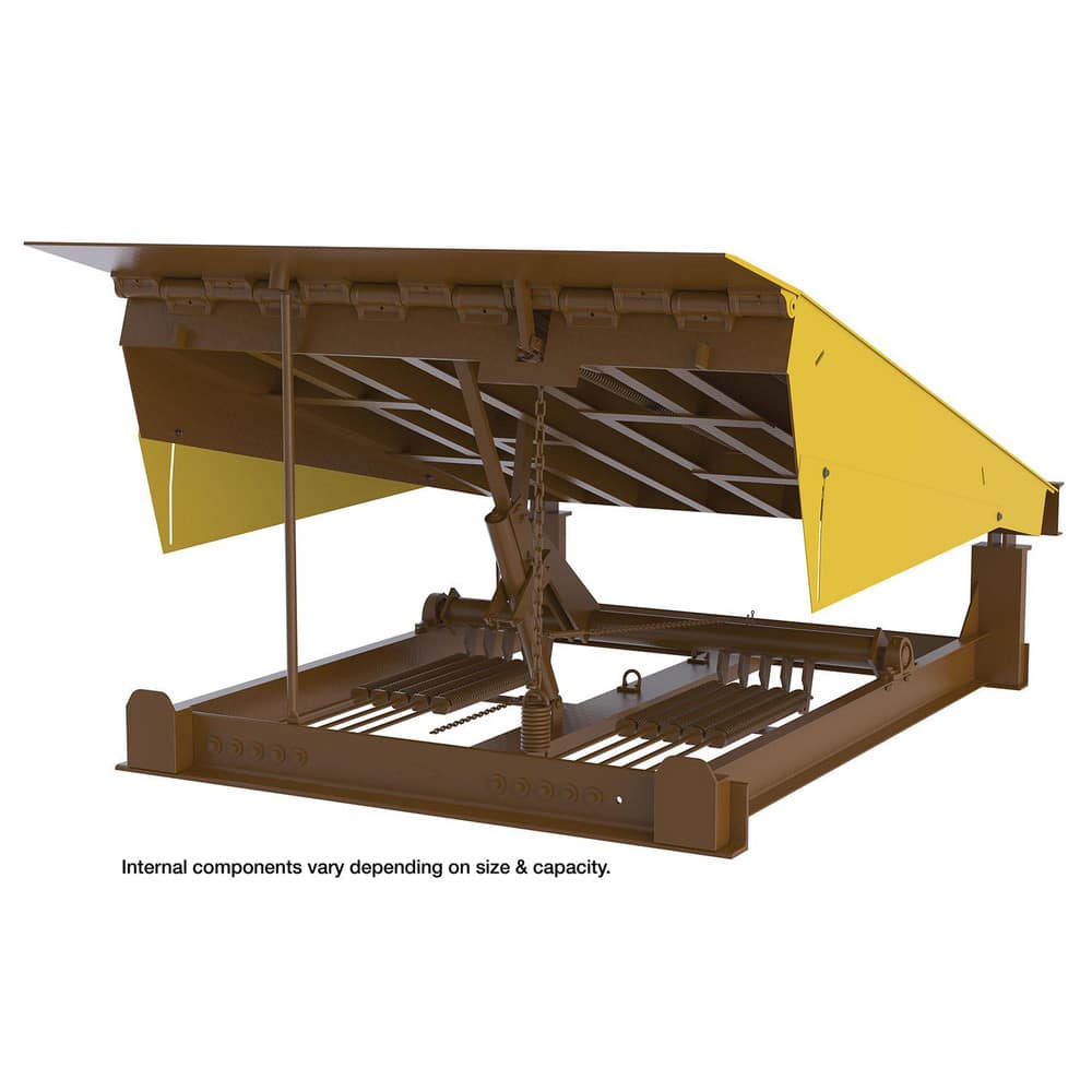 Dock Levelers, Edge-of-dock: No , Load Capacity: 50000 , Overall Width: 86 , Service Height Range: 12-12in , Overall Height (Decimal Inch): 24.0000  MPN:RR-76-50