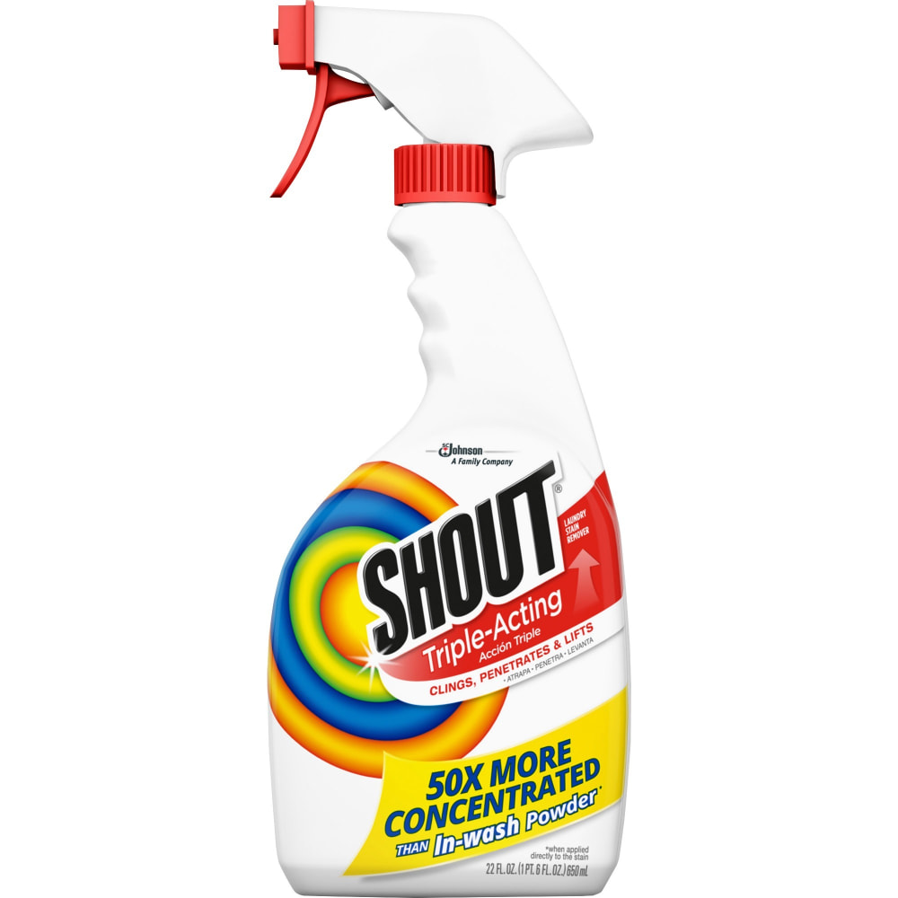 Shout Laundry Stain Remover - Concentrate - 1 Each - Clear (Min Order Qty 10) MPN:356160