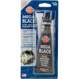 VersaChem® Mega Black Silicone O.E.M. 99839 3 Oz. Tube 99839
