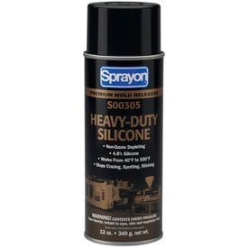 Sprayon MR305 Heavy Duty Silicone Release Agent 12 oz. Aerosol Can - s00305000 - Pkg Qty 12 s00305000