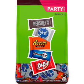 HERSHEY'S Assortment Milk Chocolate Reese's Almond Joy Kit Kat York Pattie Bag 33.43 oz 24600396