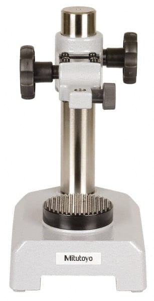 Indicator Transfer & Comparator Gage Stands, Fine Adjustment: No , Includes Anvil: Yes , Includes Dial Indicator: No , Includes Holder: Yes , Calibrated: No  MPN:101461