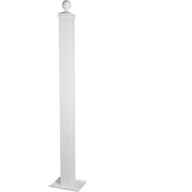 dVault Side Mount/Above Ground Post for Weekend Away Vault (DVJR0060) DVJR0060SMPA - White DVJR0060SMPA-3