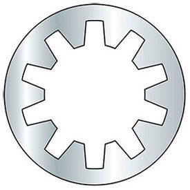 #3 Internal Tooth Lock Washer - Grade 2 - Steel - Zinc - Pkg of 100 BFA33