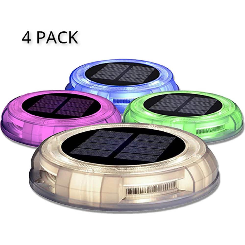 Landscape Light Fixtures, Type of Fixture: Solar Path Light , Mounting Type: Floor , Lamp Type: LED, Solar , Housing Material: Polycarbonate  MPN:EE801WLW4-RGB