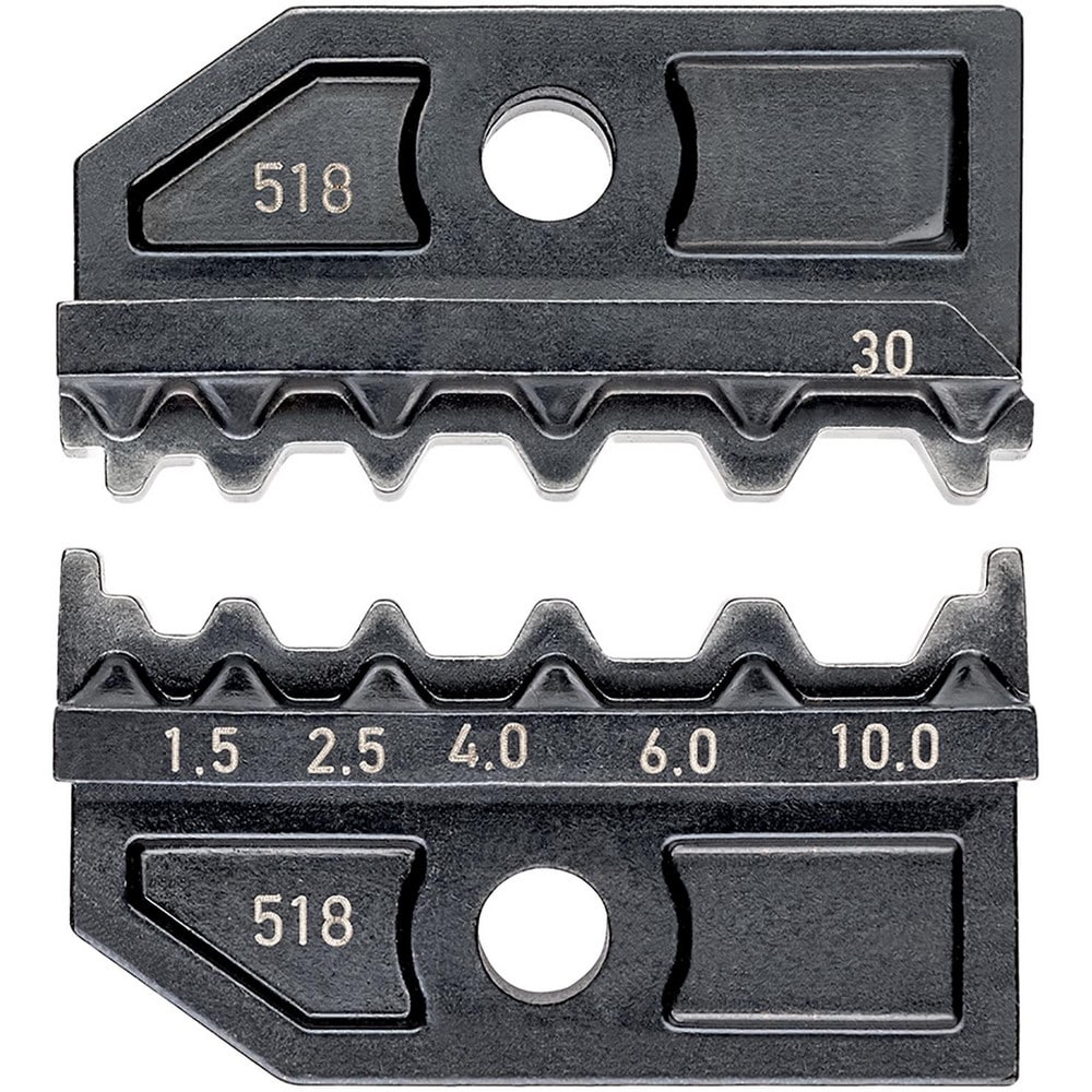 Crimper Dies, Tool Type: Crimping Die , Size: 16, 8 AWG , Color: Black  MPN:97 49 30