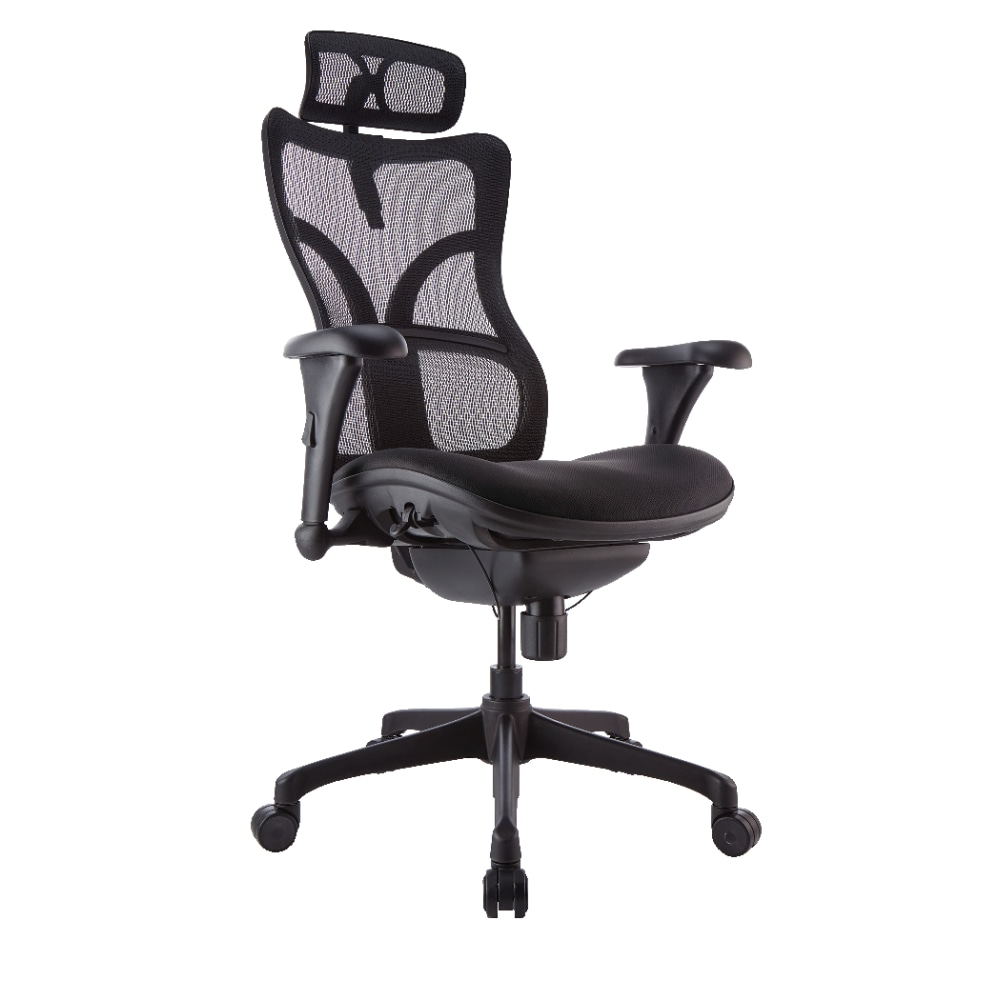 WorkPro Warrior 212 Mesh Executive High-Back Chair, Black MPN:SL-F8