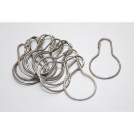 Frost Stainless Steel Shower Curtain Hooks - Pack of 12 - 1144-501L 1144-501L