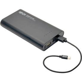 Tripp Lite Portable 12000mAh Dual-Port Mobile Power Bank USB Battery Charger with LED Flashlight UPB-12K0-2U