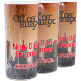 Office Snax® Reclosable Powdered Non-Dairy Creamer 12 oz Canister 3/Pack OFX00020G