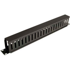 Tripp Lite 1U SmartRack Horizontal Cable Manager Finger Duct with Cover SRCABLEDUCT1U