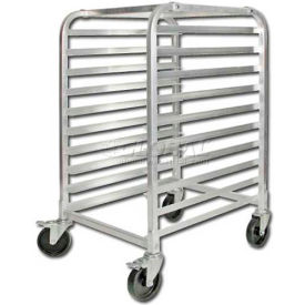 Winco ALRK-10BK - 10-Tier Sheet Pan Rack W/ Brakes 39