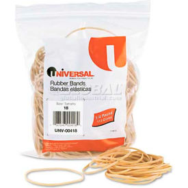 Universal® Rubber Bands Size 18 3 x 1/16 400 Bands/1/4lb Pack UNV00418