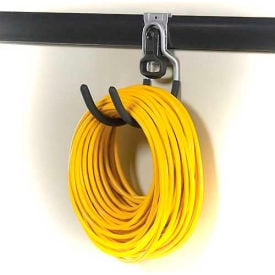 Rubbermaid 5E10 FastTrack Garage Utility Hook Dual Hooks 1784461