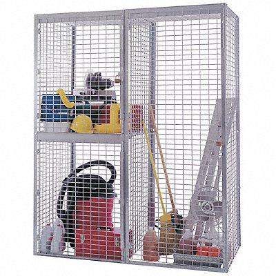 Bulk Storage Locker Top 36 Wx60 D Gray MPN:LT35GALV