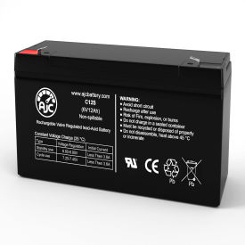 AJC® ELK ELK-06120 Sealed Lead Acid Replacement Battery 12Ah 6V F1 AJC-C12S-V-0-191185