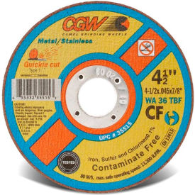 CGW Abrasives 36302 Cut-Off Wheel 6