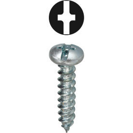L.H.Dottie® Sheet Metal Screw Combo Pan Head Carbon Steel #10 x 1