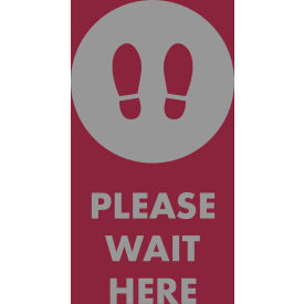 NoTrax® Please Wait Here Safety Message Mat 3/8