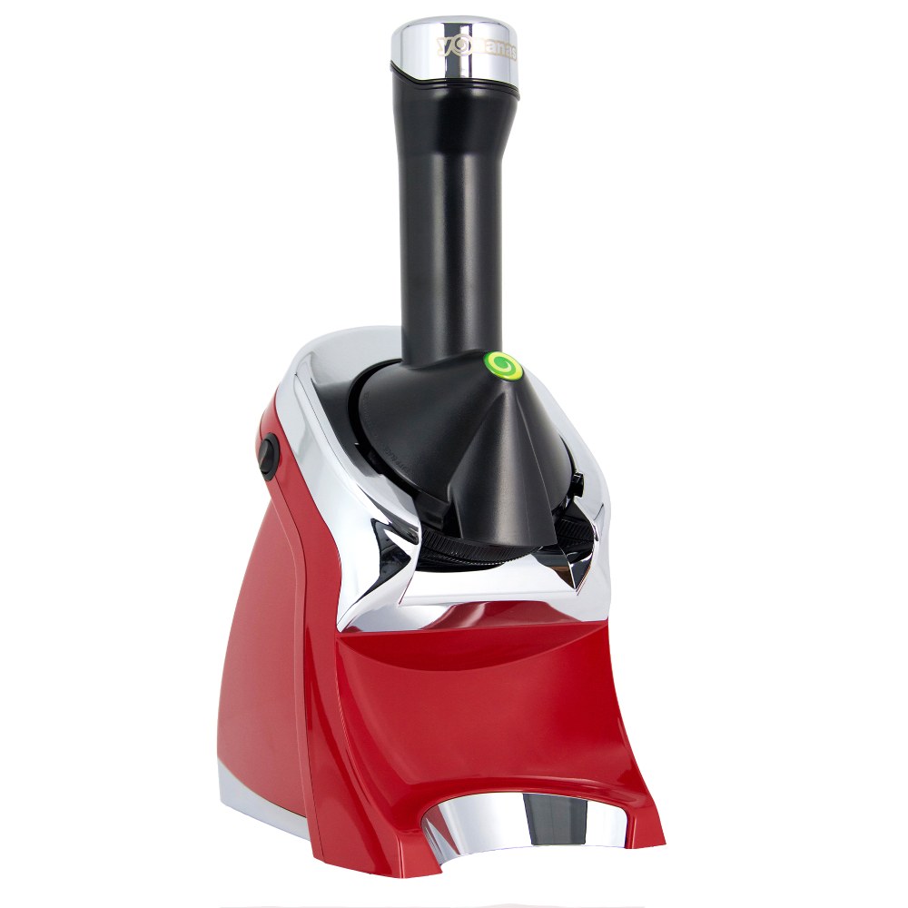 Edgecraft Yonanas Deluxe Non-Dairy Frozen Fruit Soft Serve Dessert Maker, 10-1/4in x 15-5/8in x 6-1/2in, Red MPN:IC0988RD13
