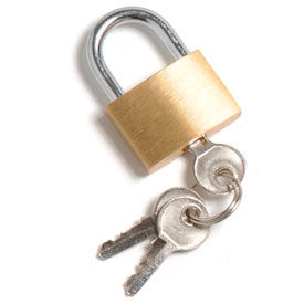GoVets™ Brass Padlock With 3 Keys 047238