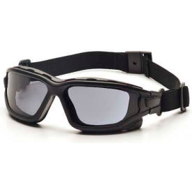 I-Force™ Safety Glasses Gray Anti-Fog Lens  Black Temples/Strap - Pkg Qty 12 SB7020SDT