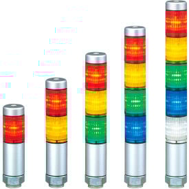 Patlite MPS-302-RYG Continuous Light 45mm NPN & PNP Compatible Red/Amber/Green Light AC/DC24V MPS-302-RYG