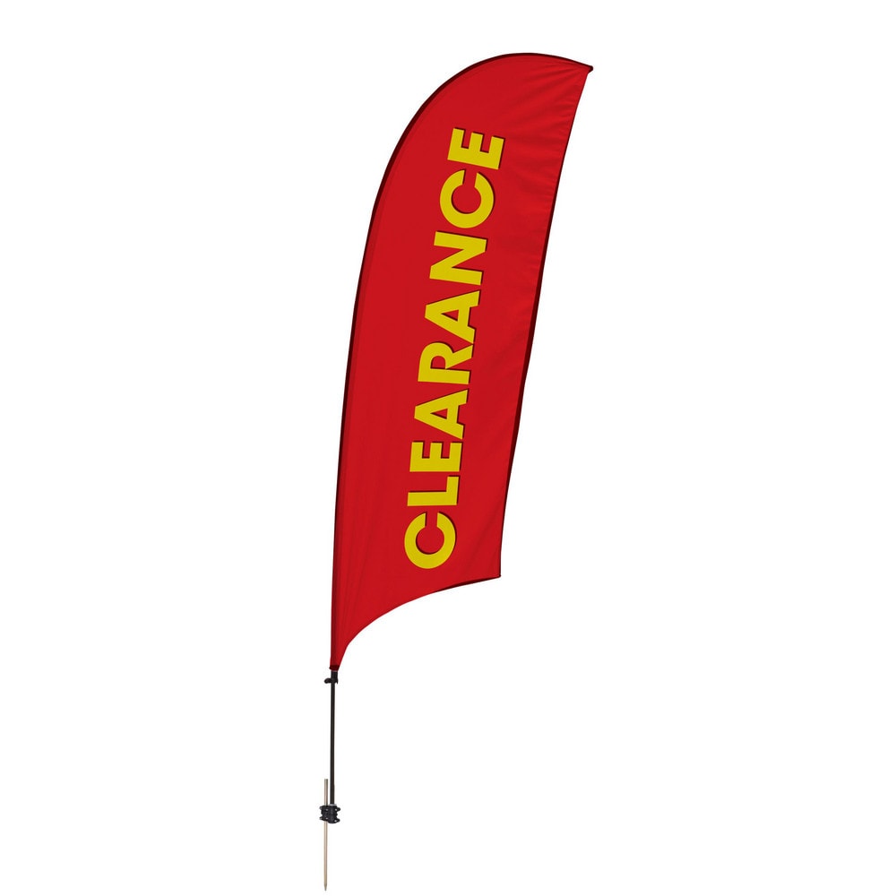 Safety Signs, Family: Architectural Sign , Sign Type: General Information , Sign Header: None , Legend: Clearance REd , Message/Graphic: Message & Graphic  MPN:908110-006