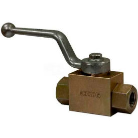 Buyers 2-Port High Pressure Ball Valve HBVS075 5800 Max Pressure 3/4