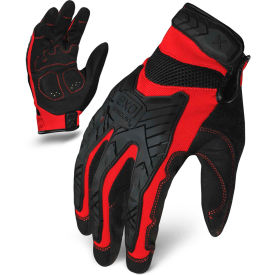 Ironclad® EXO2-MIGR-04-L Motor Impact Gloves Black/Red 1 Pair L EXO2-MIGR-04-L