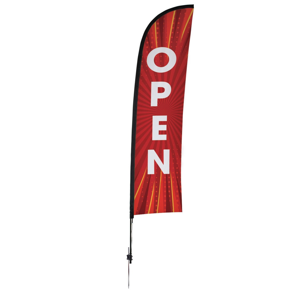 Safety Signs, Family: Architectural Sign , Sign Type: General Information , Sign Header: None , Legend: Open Red Burst , Message/Graphic: Message & Graphic  MPN:908120-001