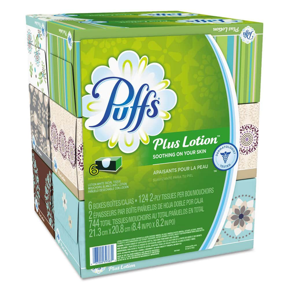 Puffs Plus Lotion Facial Tissue, 6 Count, 4/Case MPN:PGC39383