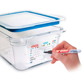 Araven Markers For Foodservice Containers Washable Non Toxic Ink 5-1/2