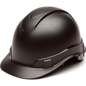 Ridgeline Cap Style Hard Hat Matte Black Graphite Pattern 4-Point Ratchet Suspension - Pkg Qty 16 HP44117