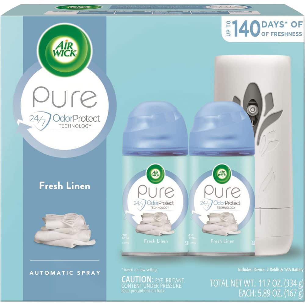 Freshmatic Ultra Automatic Starter Kit, 3.19 x 8.44 x 7.75, White/Gray, Fresh Linen, 4/Carton MPN:RAC01918CT