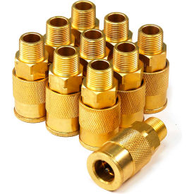 Primefit Industrial M-Style Brass Coupler 3/8